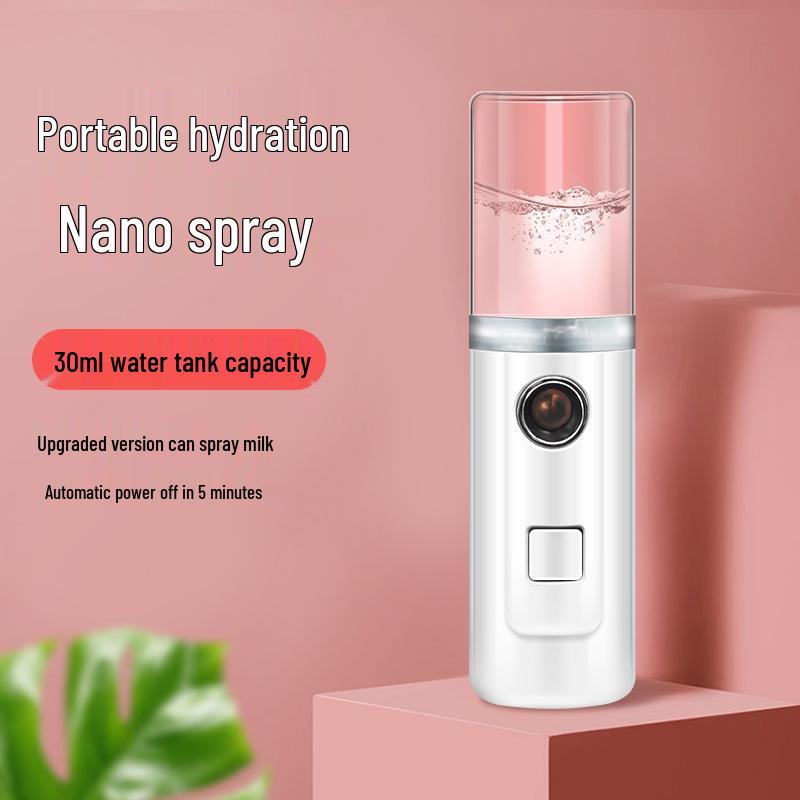 Portable USB Rechargeable Mini Nano Facial Steamer and Humidifier