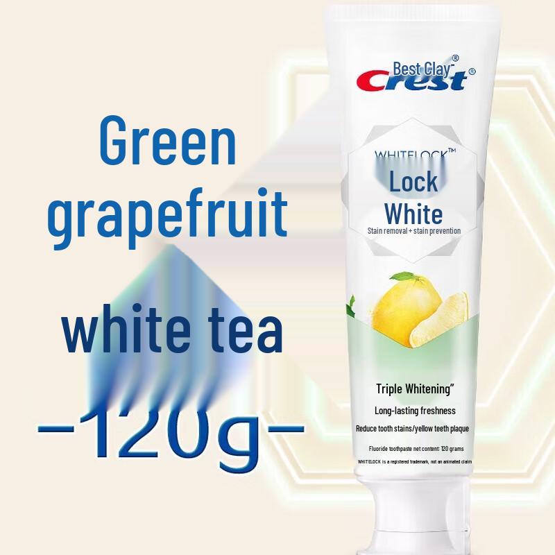 

Crest Dual Color Lock White Toothpaste