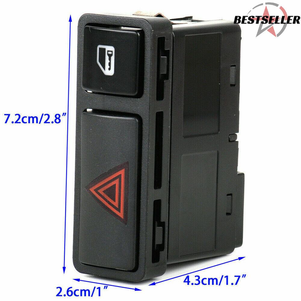 &+ Central Locking Hazard Warning Switch 61318368920 For BMW E46 E53 E85 X5 Z4