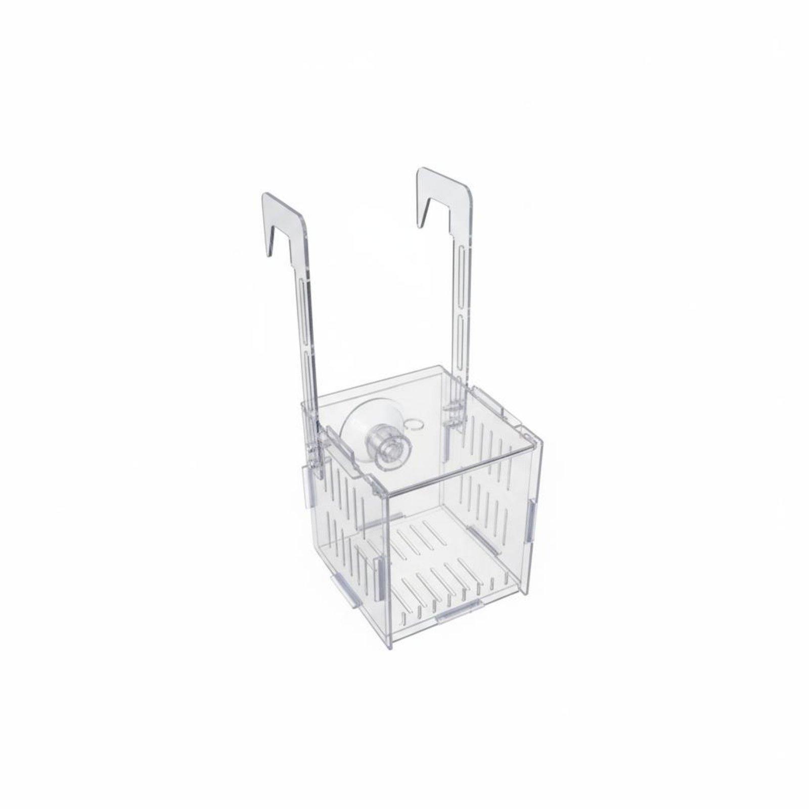Acrylic Aquatic Pet Separation Box Multifunctional Acrylic Aquatic Pet Breeding Box Fry Hatchery Container Includes Divider