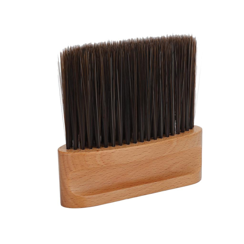 Professional Barber Neck Duster Brush Soft Nylon Hair Wodden Handle Hair Sweeping Cleaning Brush