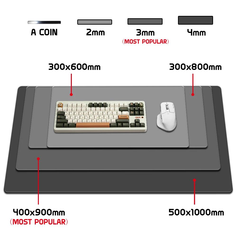 XXL Anime Girl Mouse Pad Large Gaming Deskmat Non-Slip Rubber Keyboard Table Mat Cartoon Art Pc Game Desk Mats Gamer Mouse Pad
