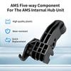 Upgraded AMS System Spring Press Lever & Cover Plate Set, Durable High Strength Replacement Parts for 3D Printer