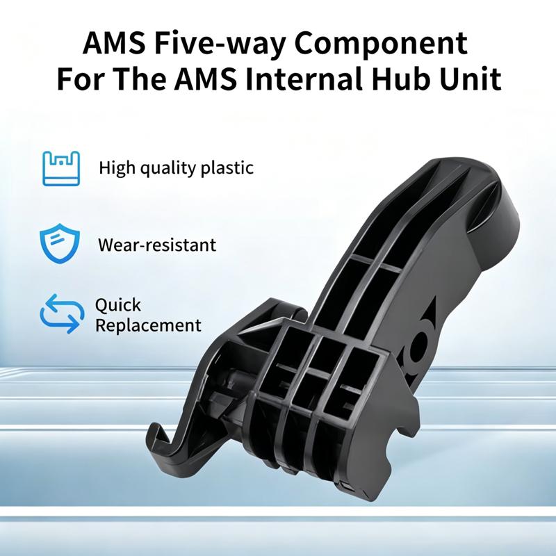 Upgraded AMS System Spring Press Lever & Cover Plate Set, Durable High Strength Replacement Parts for 3D Printer