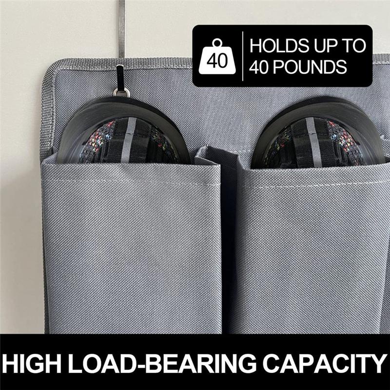 2026+ RV Shoe Pockets 10Pockets Heavy Hanging Bedside Storage Organizer with Hooks Storage Pockets for Toys and Accessories