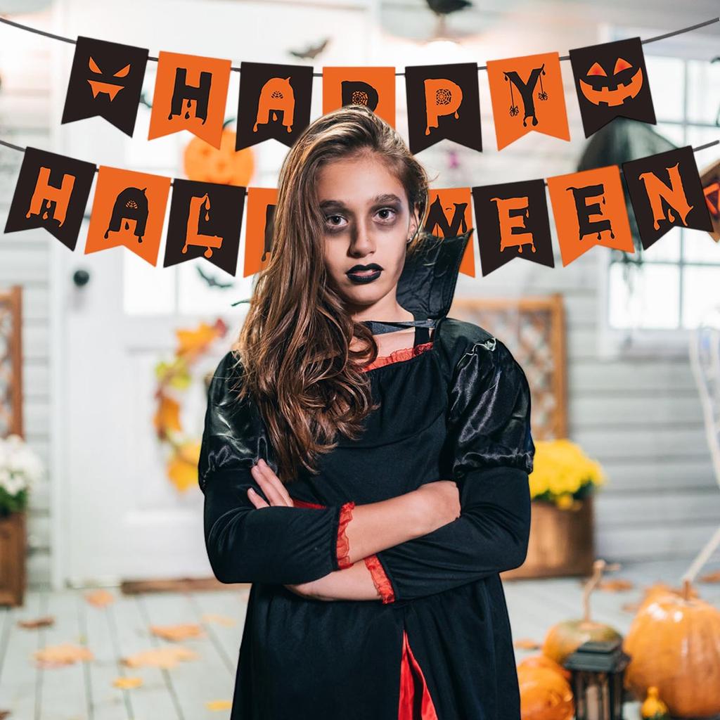 Halloween Party Decoration Flag