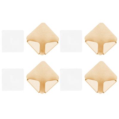 4pcs PunchFree Power Cord Storage Bracket SelfAdhesive Socket Plug Holder Organizer Rack for Home