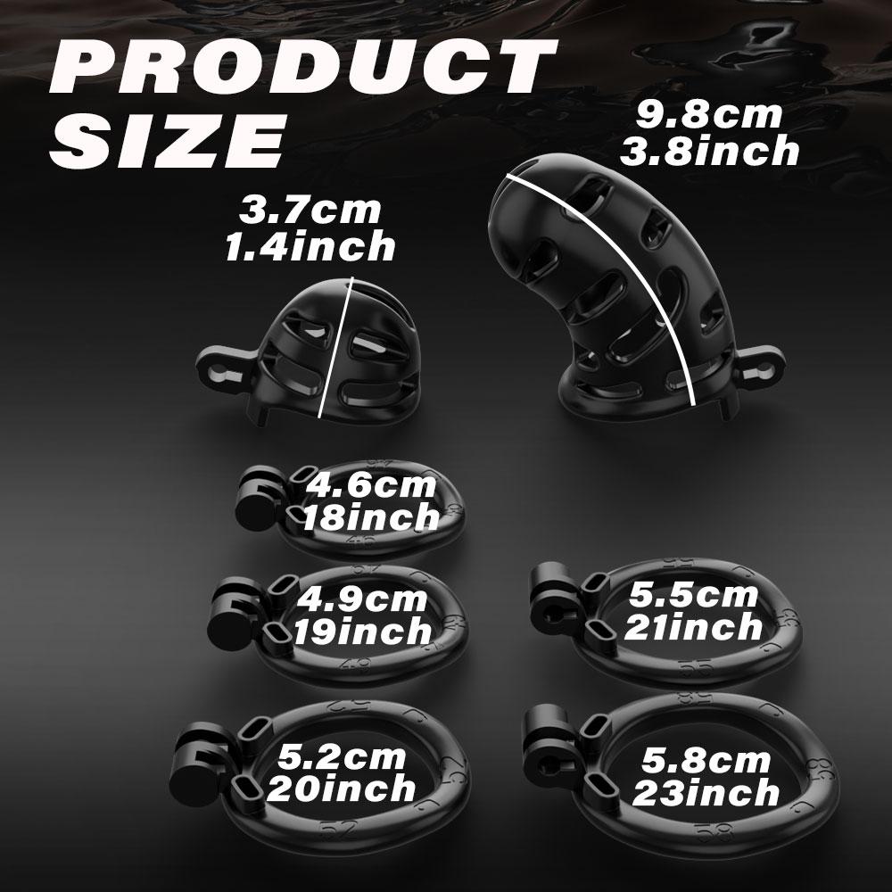 Chastity Cage Male Sex Toy Penis Restraint Set Male Penis Erection Control Device Male Chastity Lock Transgender Disguise