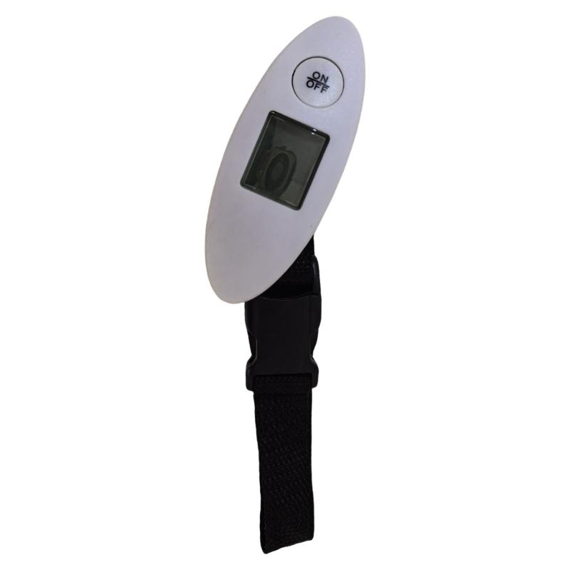 

40kg Travel Friendly Luggage Scale Featuring Practical ABS LCD Display Weight Scale Household Weighing Device білий