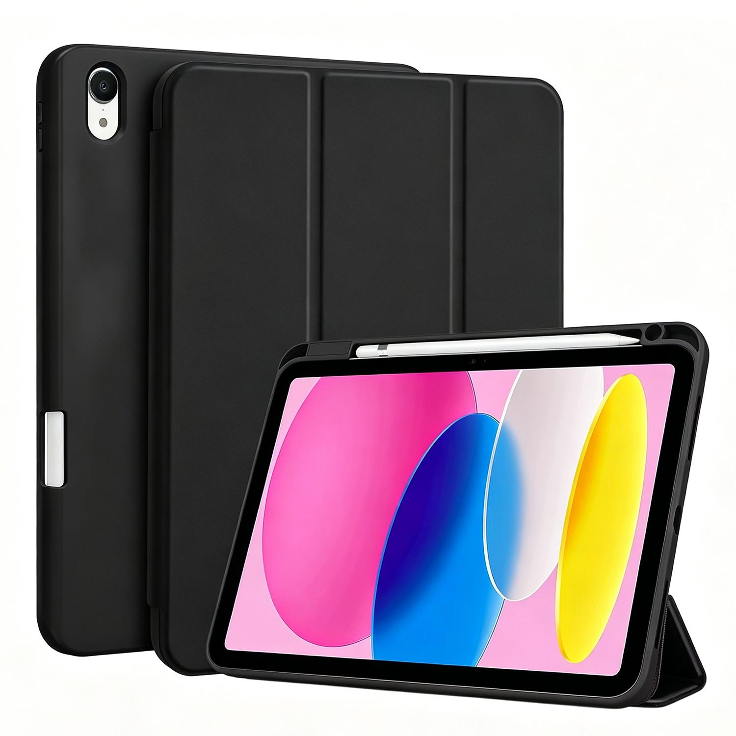 Potloodhoes voor iPad 11/10 11e Generatie (A16) 11-inch / 10e Generatie 10,9-inch , Magnetische Flip Smart Stand Cover