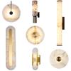 Luxury Spanish Marble Wall Lamp: All-Copper Designer Fixture for Living Room, Bedroom, Hallway, or Bedside.