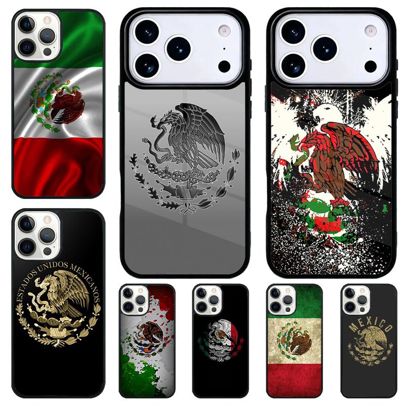 mexico flag mexicanos Shockproof Phone Case for iPhone 17 Air 16e 15 11 12 14 13 Pro Max Cover Coque