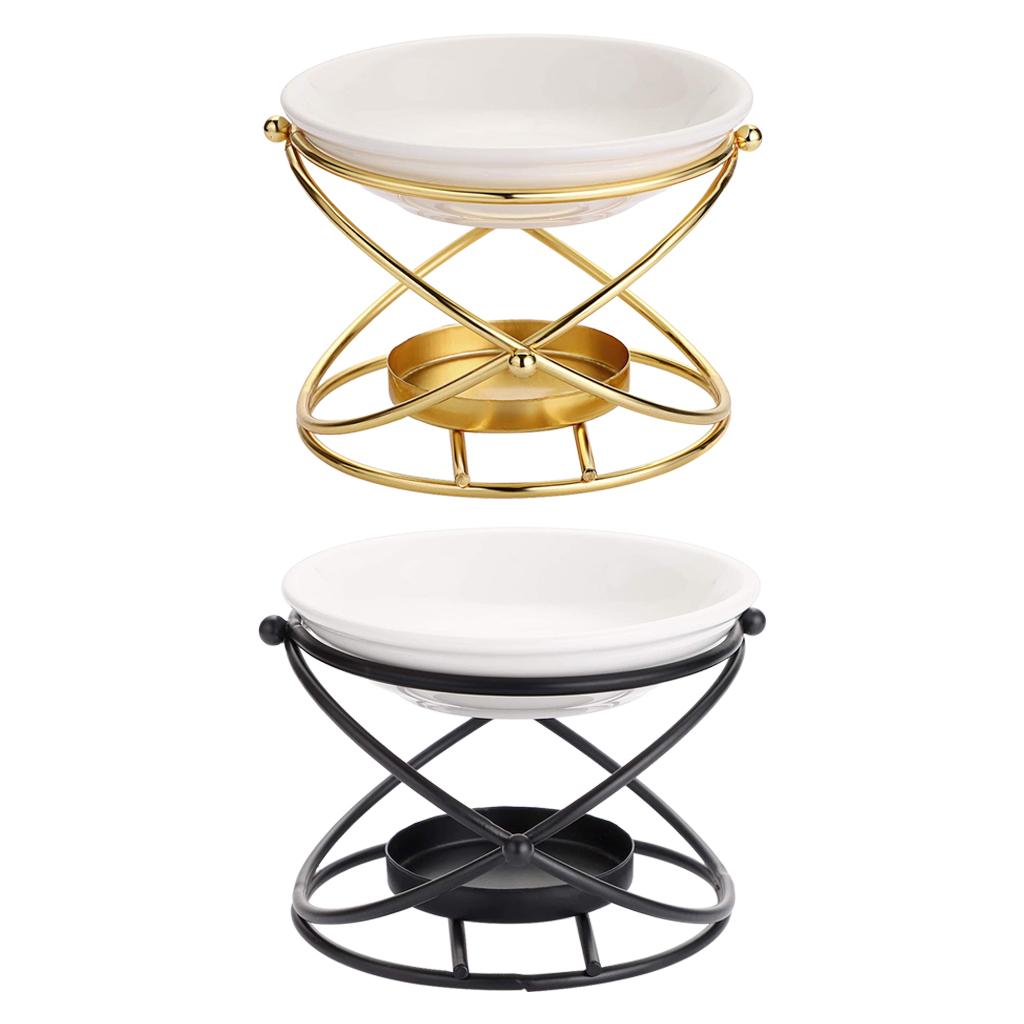 Oil Burner Diffuser Geometric Frame Scented Tealight Aroma Oil Warmer Censer
