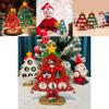 Creative Wooden Christmas Tree Ornament Handcrafted For Festive Holiday Decor