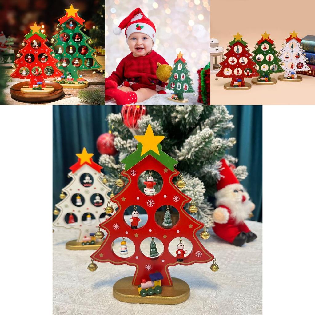 Creative Wooden Christmas Tree Ornament Handcrafted For Festive Holiday Decor