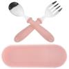 1 Set Edelstahl Kinderbesteck Kleinkind Löffel Gabel Kinder Besteckset Mit Aufbewahrungsbox Praktisch Für Kleine Hände