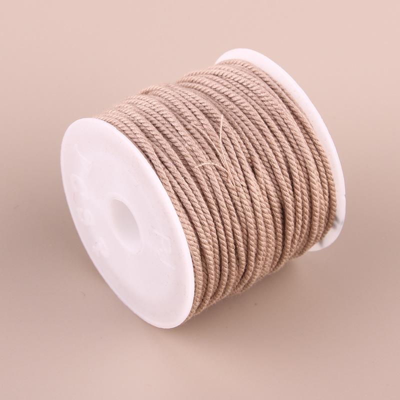Hand-Twisted Cotton Thread: Tibetan Star Moon Bodhi Bracelet Weaving String.