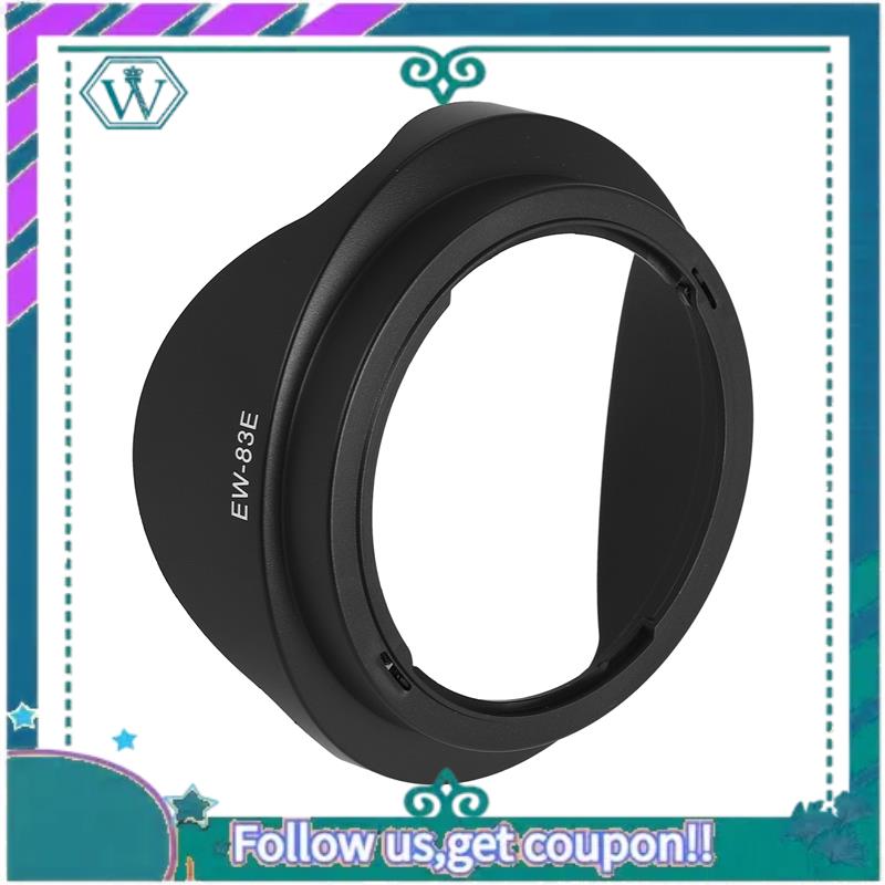 

A75Q-Replacement Digital Lens Hood EW-83E For Canon 16-35Mm, 20-35Mm, 17-35Mm, 17-40Mm And 10-22Mm Lenses чёрный