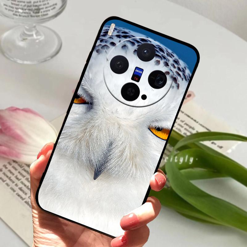 Für Vivo X300 Hülle Coole Löwen Wolf Tiere Malerei Abdeckung Für VIVOX300 V2509A Handyhülle Kamera Schutz Fundas Anti-Drop