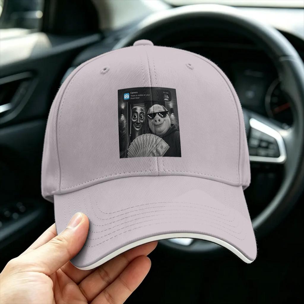 Tung Tung Tung Sahur John Pork Meme Brainrot Baseball Cap Fashion Unisex Women Hip Hop Hats Sports Baseball Caps Gift Idea