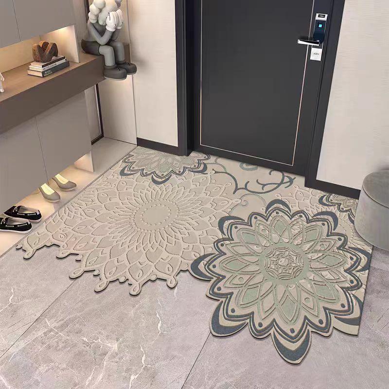 Diatomaceous Earth Doormat Simple and Elegant Non-slip and Wear-resistant Absorbent and Stain-resistant Cuttable
