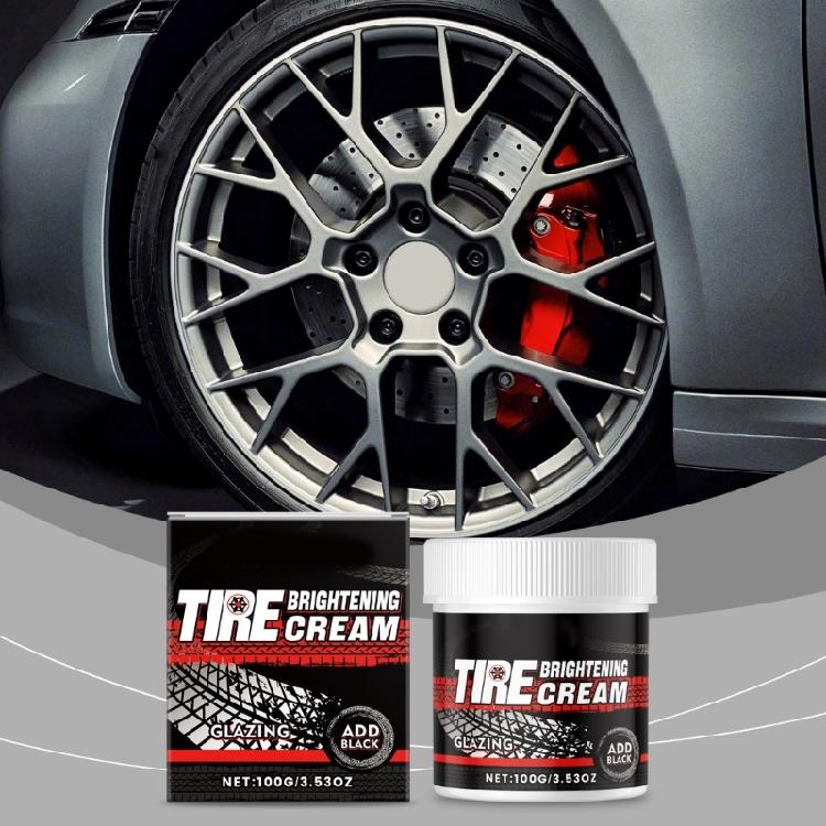 100G Tire Maintenance Paste Offers Quick Restoration Tire Luster Safe Tire Protections for Environment User Friendly