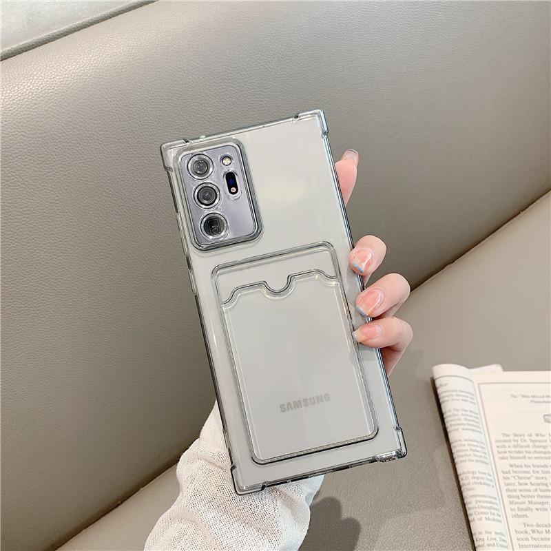 Simple Transparent Card Samsung A11 1G/A11/S11 + Mobile Phone Case S11ultra Card Bag S11fe