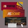 New Creative Extra Large Leather Non-slip Stain Resistant Mouse Pad Office Keyboard Table Football Fan Supplies Student Gift Roma Totti Periphery