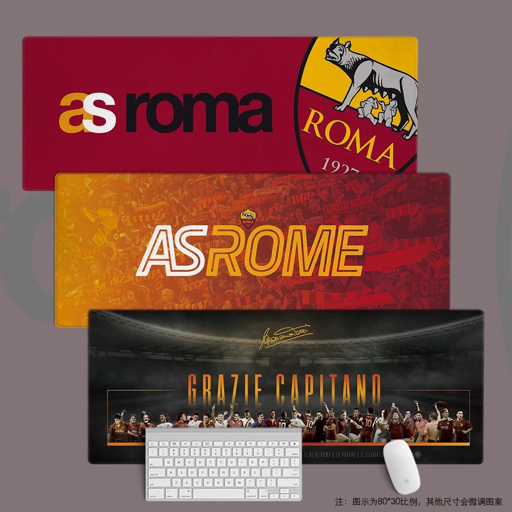 New Creative Extra Large Leather Non-slip Stain Resistant Mouse Pad Office Keyboard Table Football Fan Supplies Student Gift Roma Totti Periphery