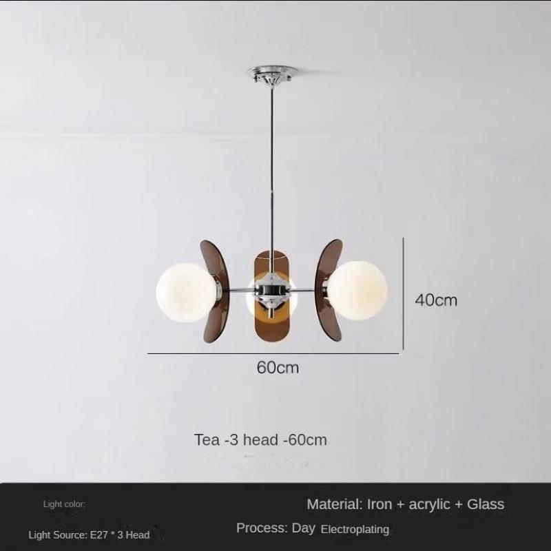 Kreise Kronleuchter Magische Bohnen Hängelampe Kreative Vintage Glaslampe Esszimmer Home Küche Insel Lichter