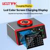 YCS S500/S550/S600 Multi 8 Port USB Charger With 15W Magnetic Wireless Charging PD 100WQC Station For Phones Fast Charge Tools