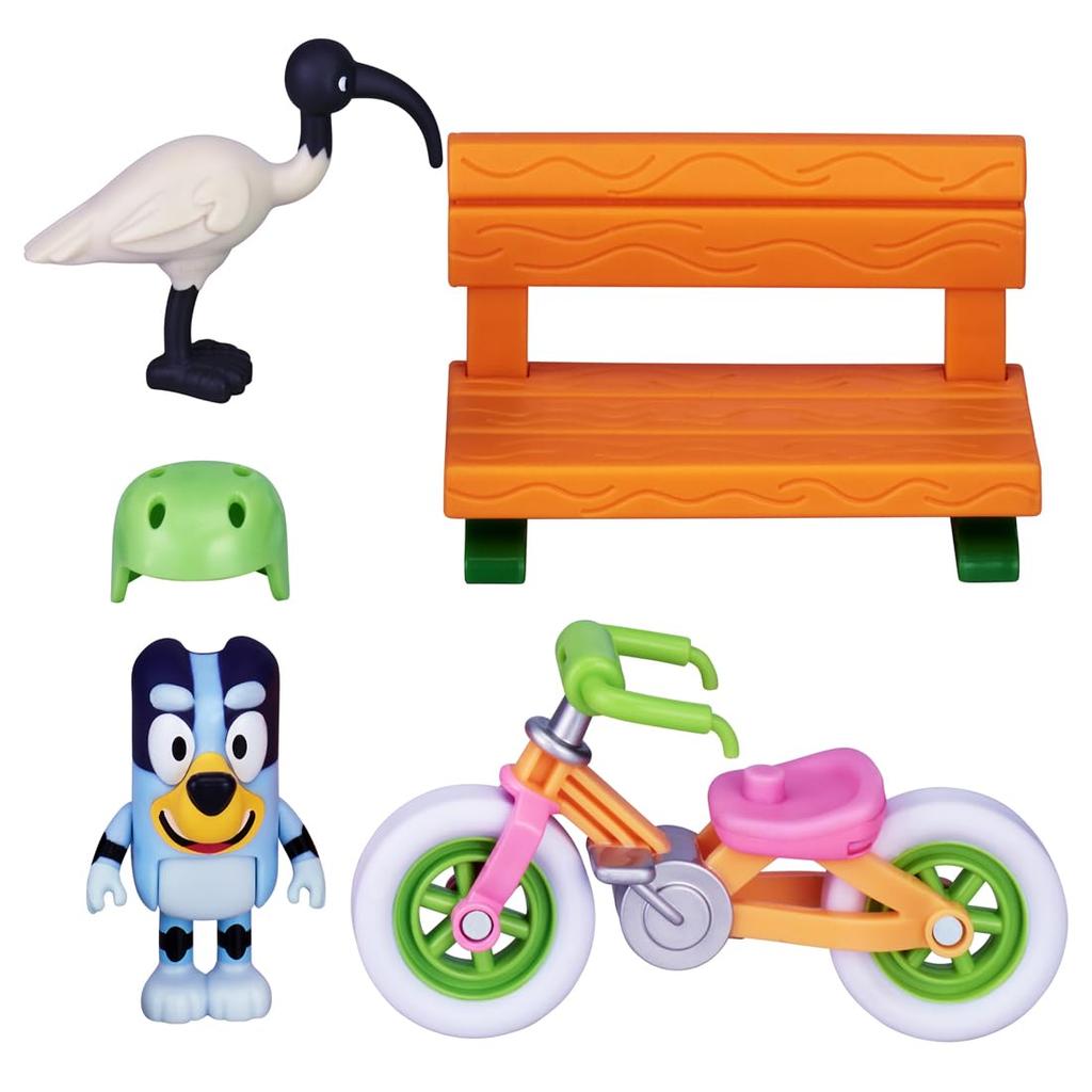 Takara Tomy Bluey Figure Set Bluey Bicycle