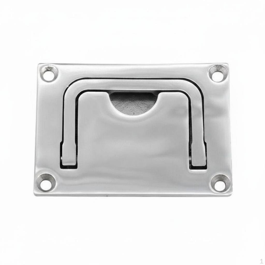 Marine Compartment Door Pull Handle Stainless Steel Loop Mirror Polished Deck