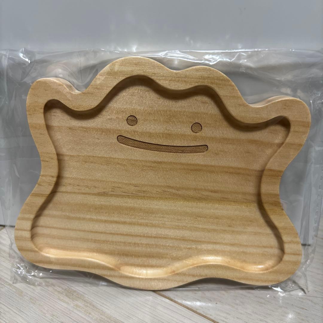[USED] Pokoa Pokemon Bonus: Ditto-shaped wooden tray