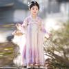 2026 Hanfu Girls Fairy Dress: Autumn Tang Suit Skirt, Ancient Style Children's Costume for Spring & Summer