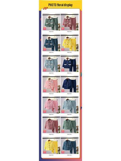 Cozy Coral Fleece Pajamas Set for Kids - Flannel Homewear for Winter