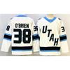 Vintage Utah Hockey Jersey 9 Embroidered Ice Practice Shirt Mens Cotton Blend Retro Team Uniform