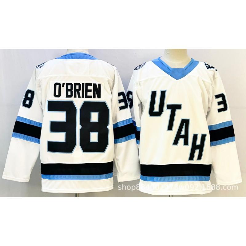 Vintage Utah Hockey Jersey 9 Embroidered Ice Practice Shirt Mens Cotton Blend Retro Team Uniform