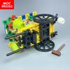 Non-Toxic Moc Bricks Flower Cart Market Stall Florist Street View Toy Kids Educational Building Blocks Assembled Toys Chilren'S Gifts