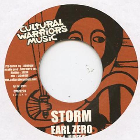 

7inch Record EARL ZERO / JACIN - Storm / Storm Dub CW7022 Cultural Warrio 2011 Switzerlan Reggae, Ska & Dub Used