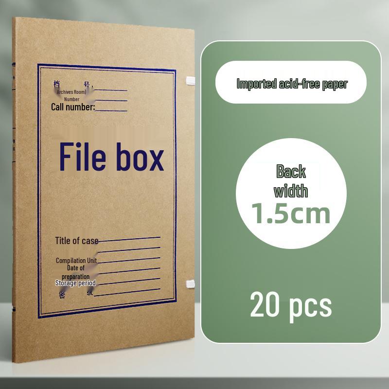 Extra Large Acid-Free A4 Kraft Paper Archive Box
