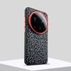 Magnetische Leder-Handyhülle für Xiaomi 15 Ultra Großer Metall-Len, Mi13 14 Ultra 15 Pro Geometrische Graffiti Schutzhülle