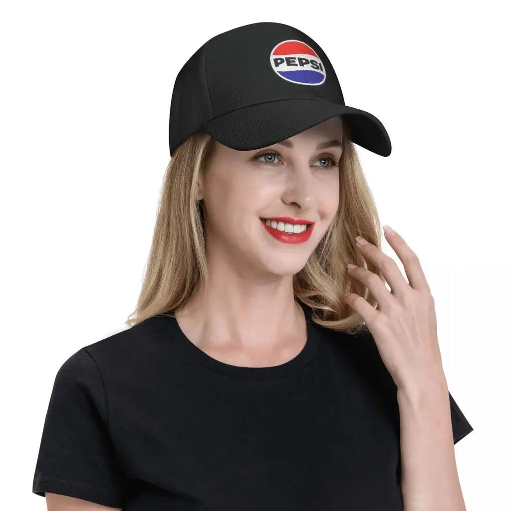 aPepsi Logo 1969 Baseball Cap Unisex Hip-Hop Trucker Worker Cap Cola Drink Hat Adjustable Polyester Sun Caps Winter Hats