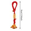 Rope Woven Lucky Keychain Chinese Style Car Keyring Creative Fortune Bag Pendant  Women
