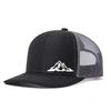 Mountain Range Printed Adjustable Baseball Cap Classic Snapback Dad Hat Breathable Trucker Mesh Hat Golf Fishing Outdoor Sun Cap