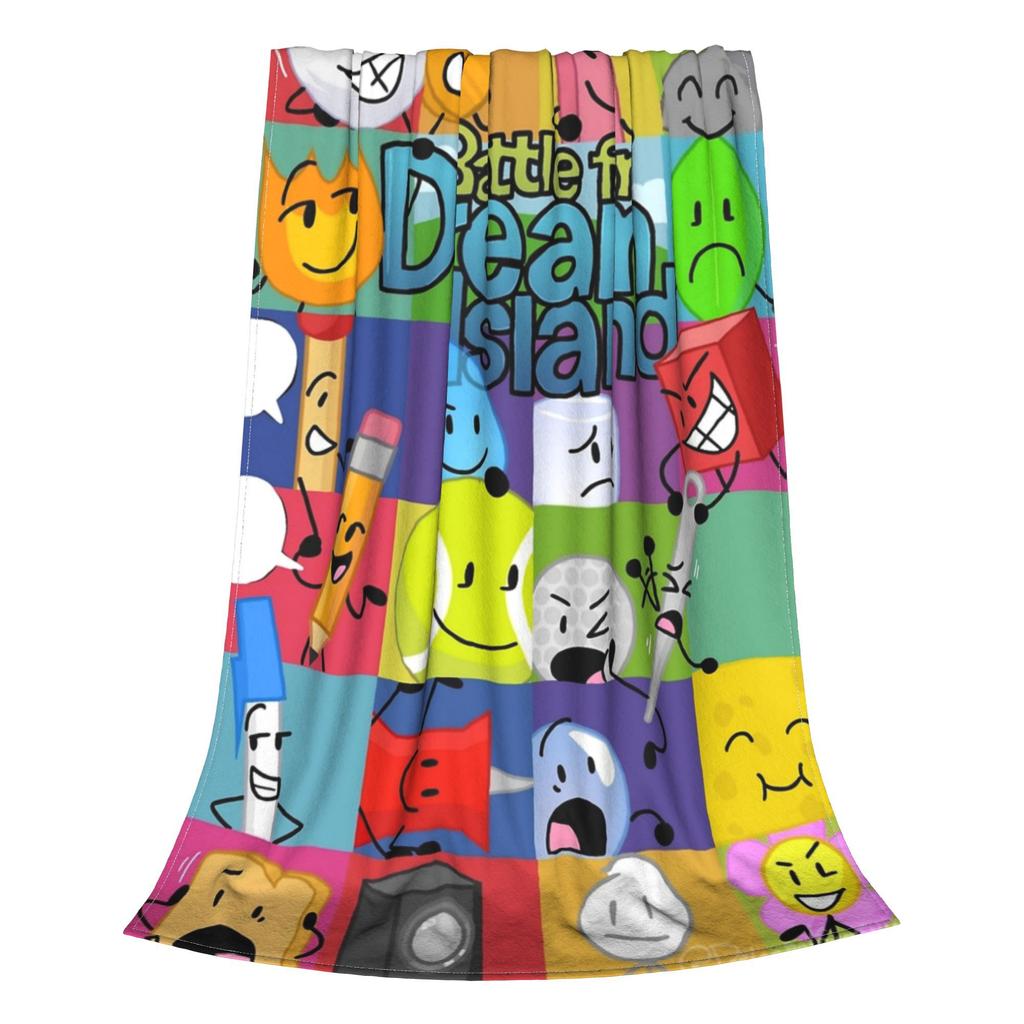 BFDI Battle for Dream Island Inanimate Blanket Multiple Sizes Super Soft Cozy  Throw Blankets for Sofa Couch and Bed