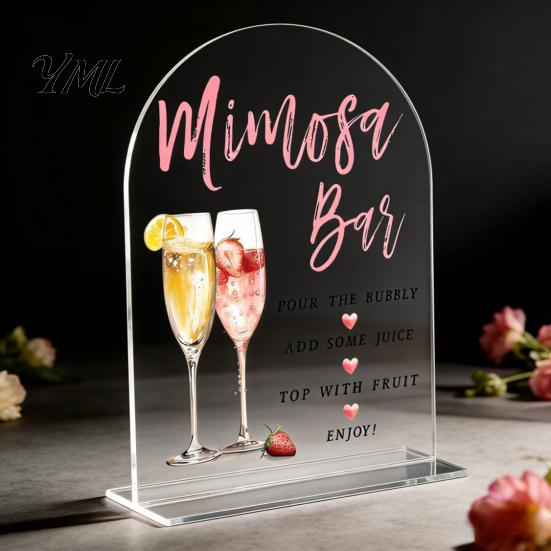 Clear Table Place Cards Arch Wedding Numbers, 1-10 with Stands, Acrylic Settings Signs for Receptions, Parties, Anniversaries, Events Banquet Displays