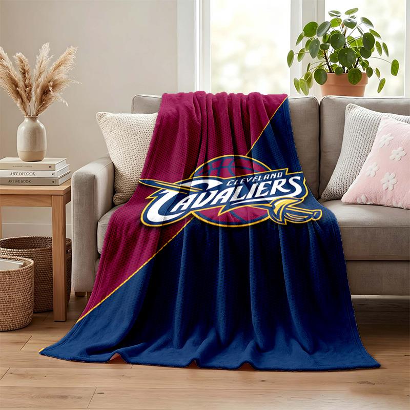Cleveland Cavaliers blanket Flannel Blanket Soft Cozy Plush Throw for Sofa Bed Lightweight Home Decoration