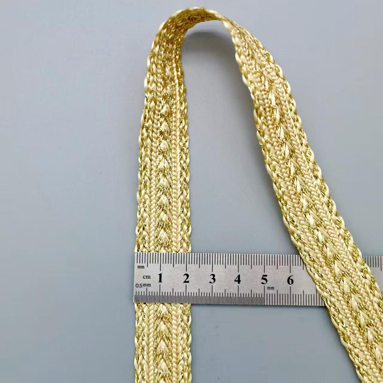 Gold Thread Xiaoxiangfeng Yarn Lace, Webbing Shoes Color Gold Thread Embroidery Handmade Diy Accessories 26151206