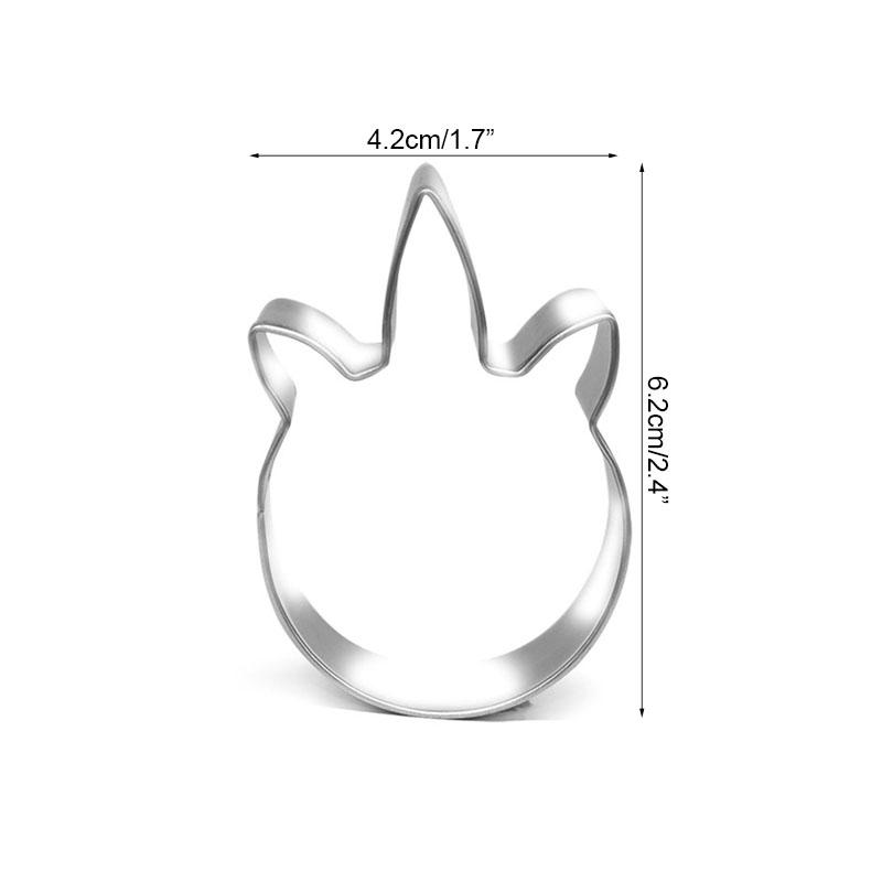 Tegneserie Enhjørning Kakeutstikker Form Rustfritt Stål Fondant Kake Kjeksform Bakeverktøy Enhjørning Bursdagsfest Dekorasjoner